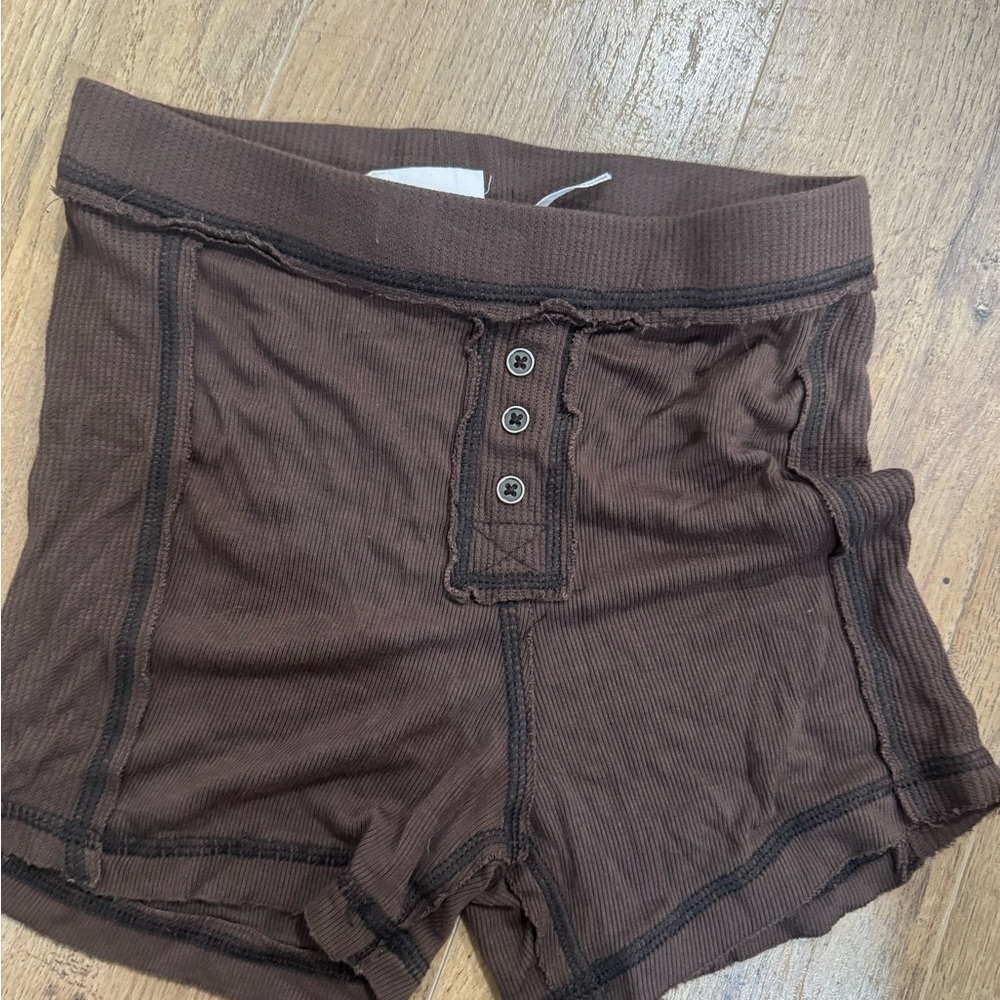 Urban Outfitters High Waist Brown Shorts
